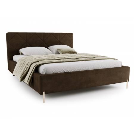 Łóżko tapicerowane z pojemnikiem 180 x 200 cm LUIS